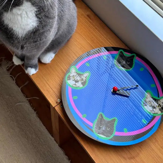 Kittyoo Custom Pet Clock - Creative Cat & Dog Wall Clock