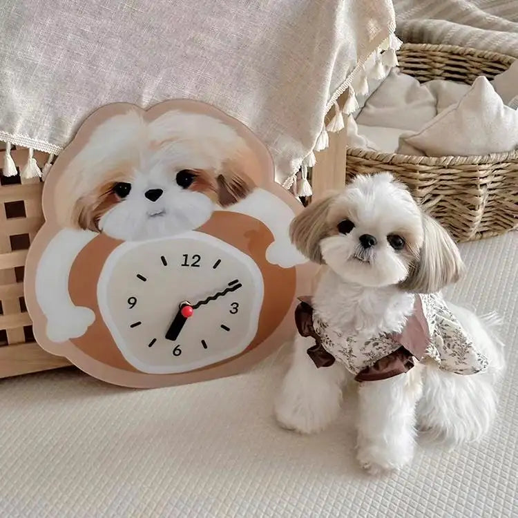 Kittyoo Custom Pet Clock - Creative Cat & Dog Wall Clock