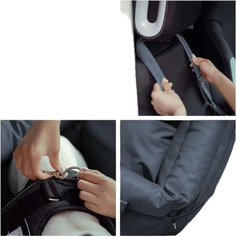 Lit de voyage portable pour animaux de compagnie - Lit de voyage pour chien et chat - Imperméable et lavable 