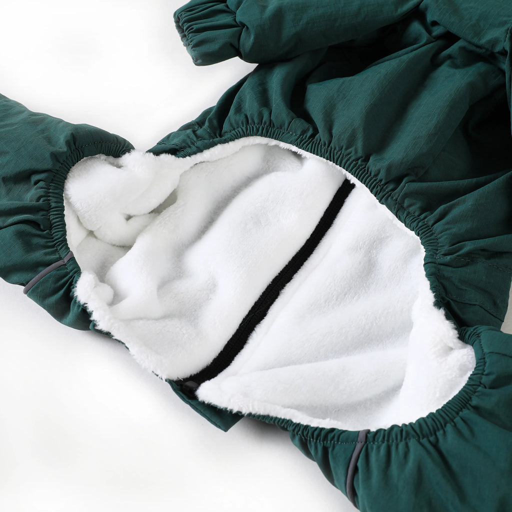 Kittyoo Winter Dog Parka | Waterproof Windproof 4-Leg Coat for Greyhound