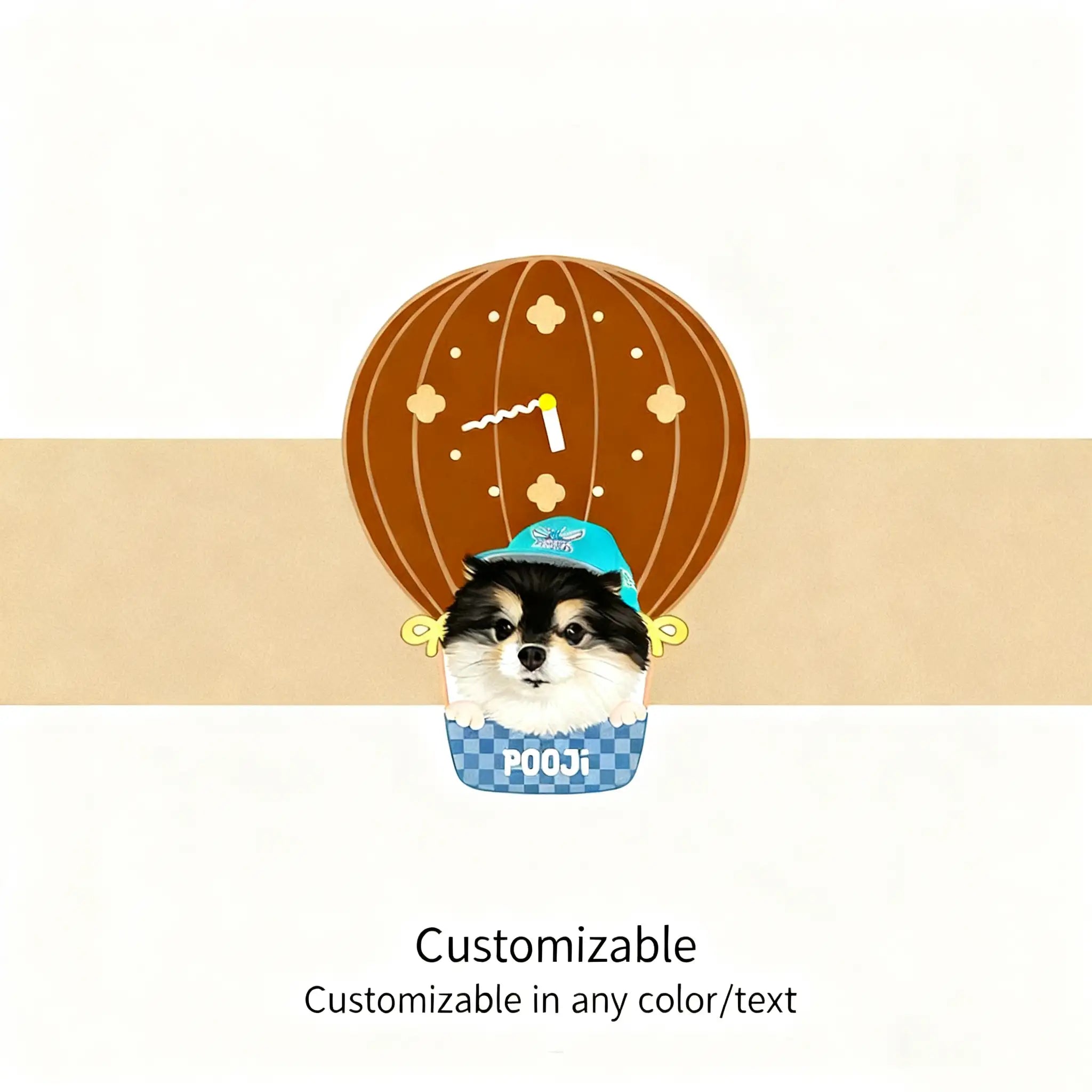 Kittyoo Custom Pet Clock - Creative Cat & Dog Wall Clock