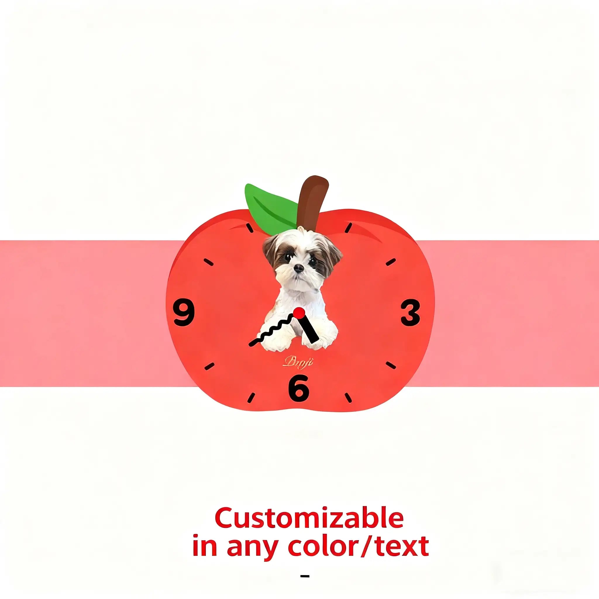 Kittyoo Custom Pet Clock - Creative Cat & Dog Wall Clock