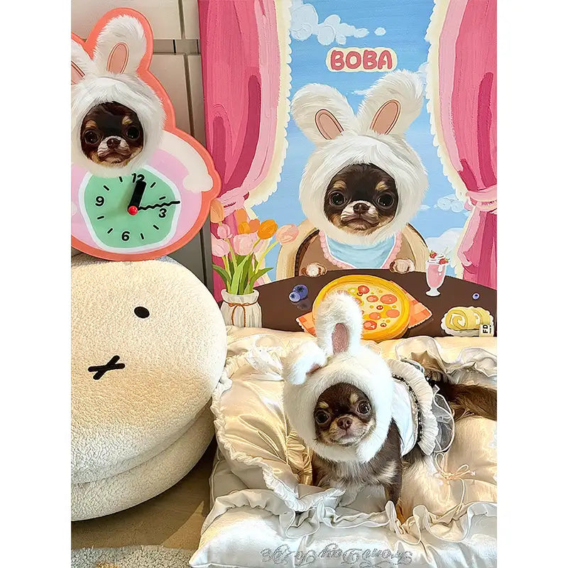 Kittyoo Custom Pet Clock - Creative Cat & Dog Wall Clock