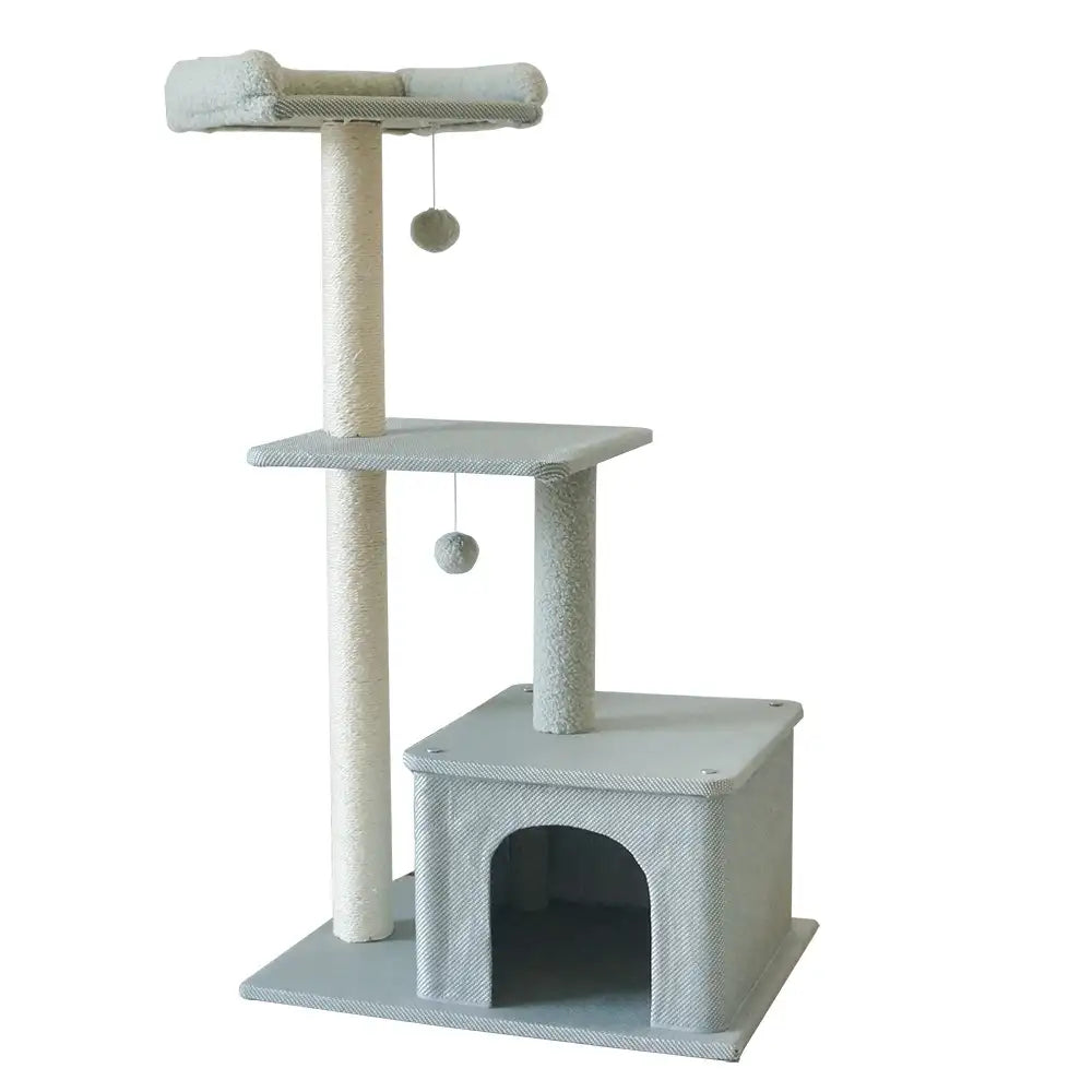 Kittyoo ToLee Bean Green Ice Silk Cat Tree