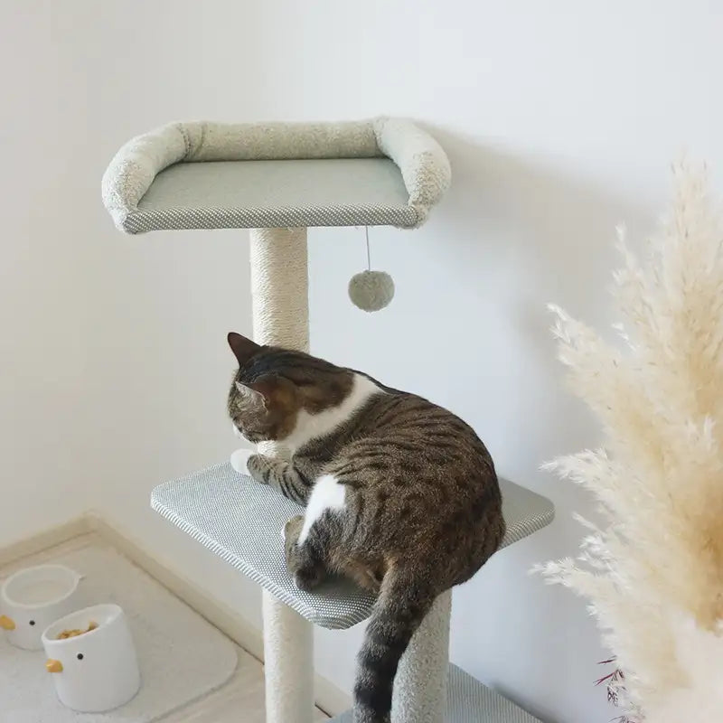 Kittyoo ToLee Bean Green Ice Silk Cat Tree