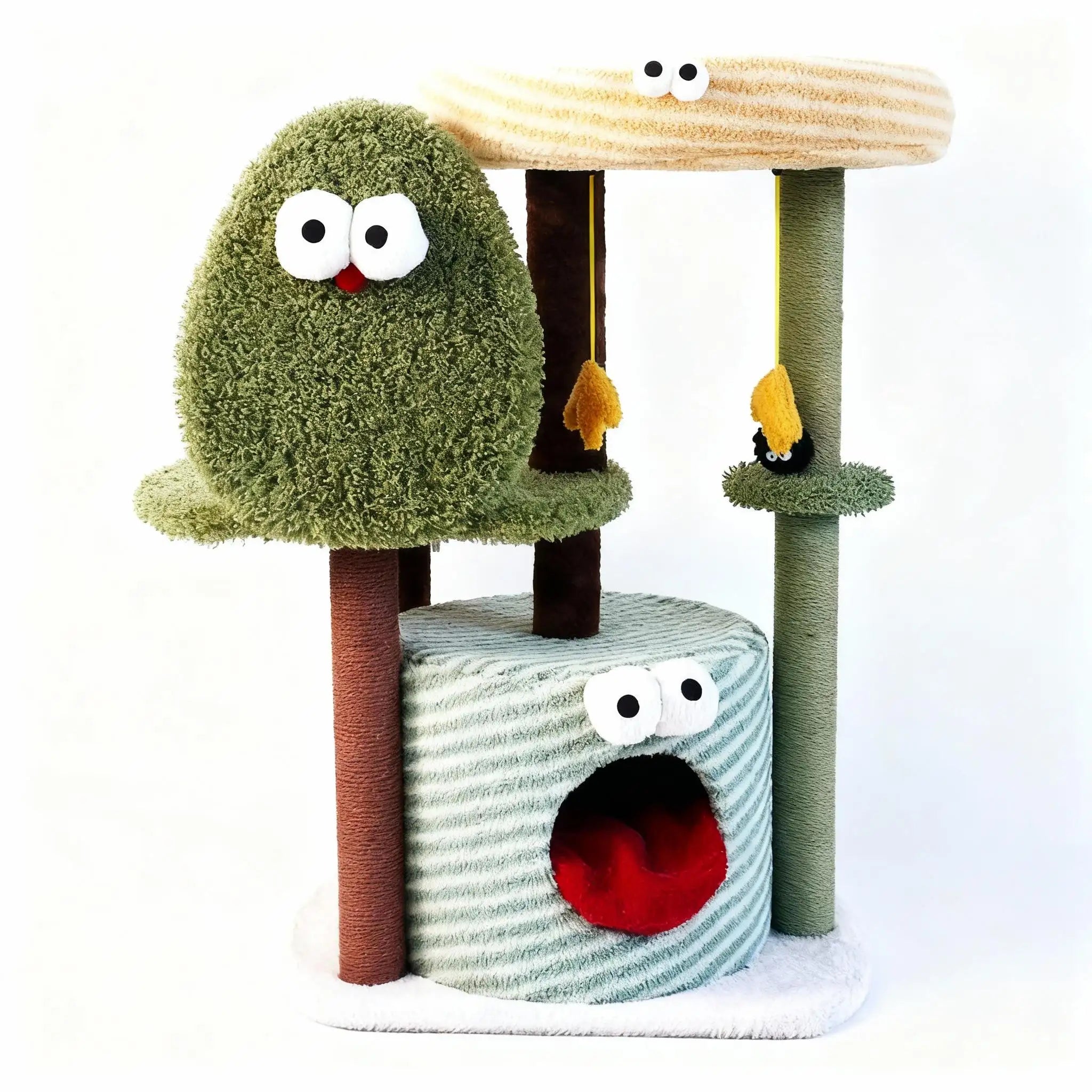 Kittyoo Green Monster Cat Tree