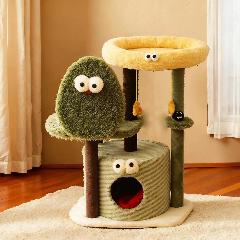 Kittyoo Green Monster Cat Tree