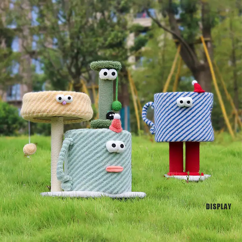 Kittyoo Green Monster Cat Tree