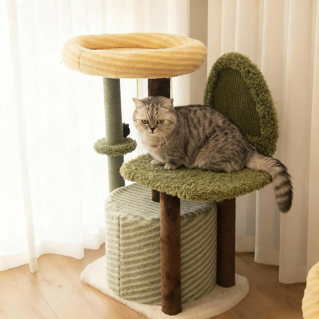 Kittyoo Green Monster Cat Tree