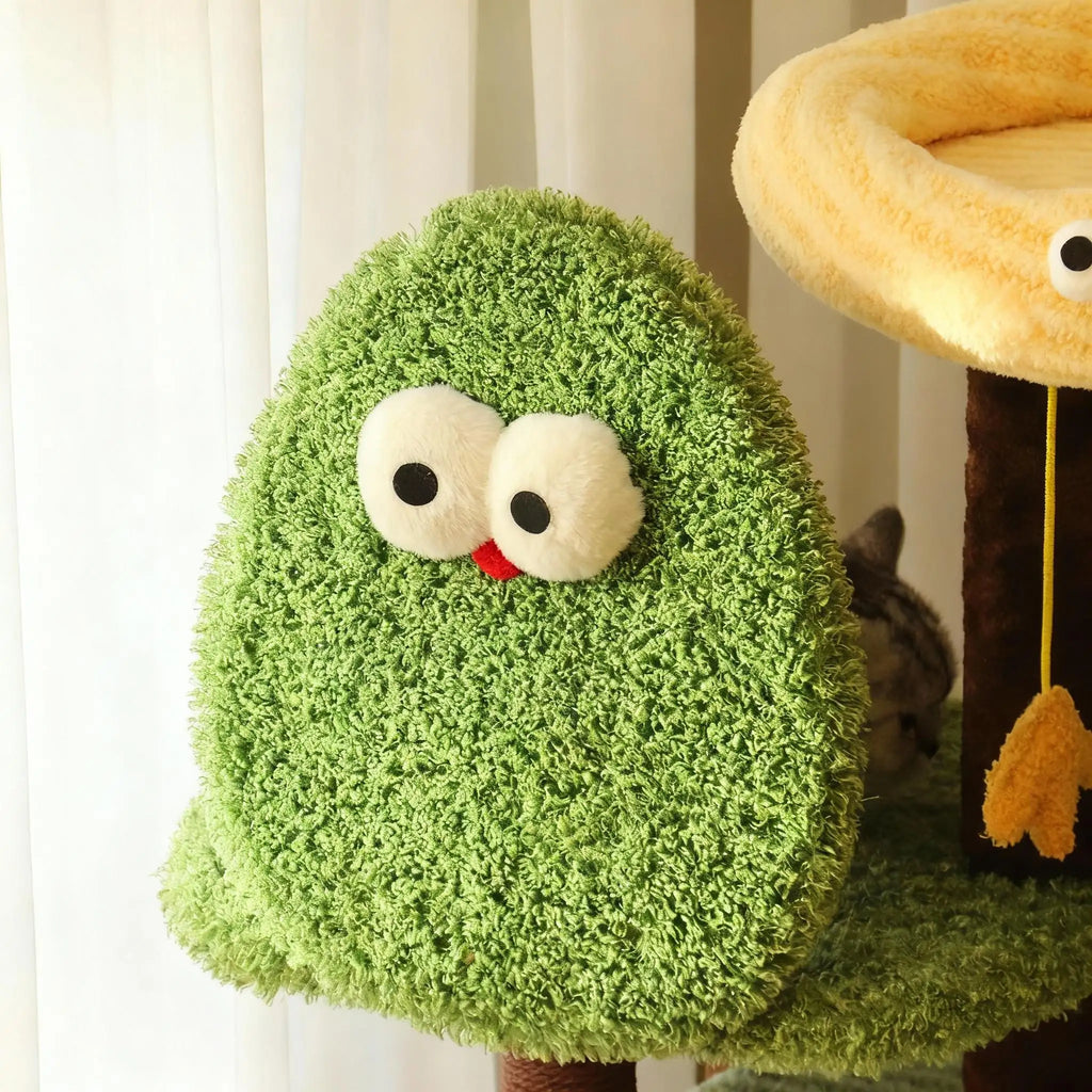 Kittyoo Green Monster Cat Tree