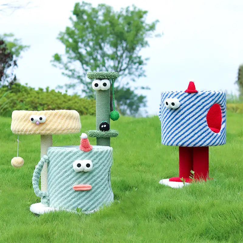 Kittyoo Green Monster Cat Tree