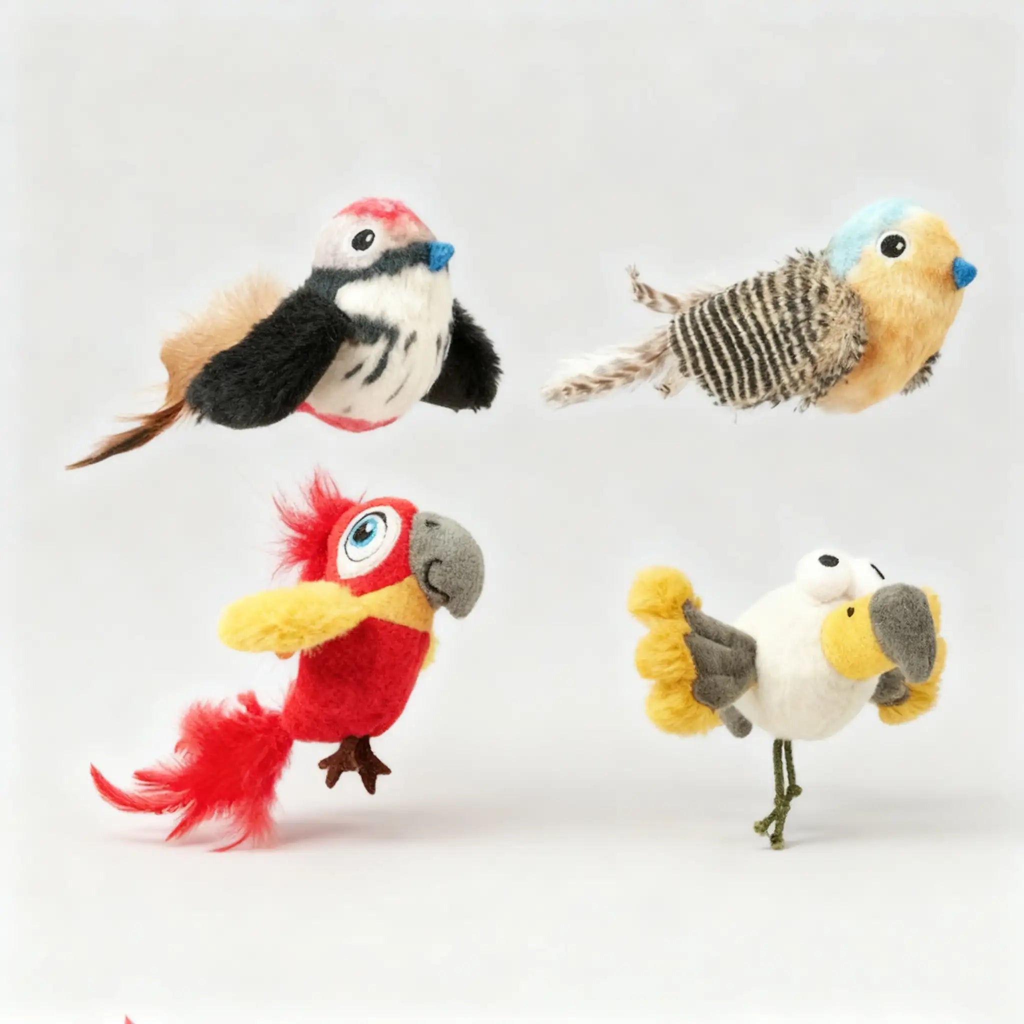 Kittyoo Catnip Bird Toy with Sound