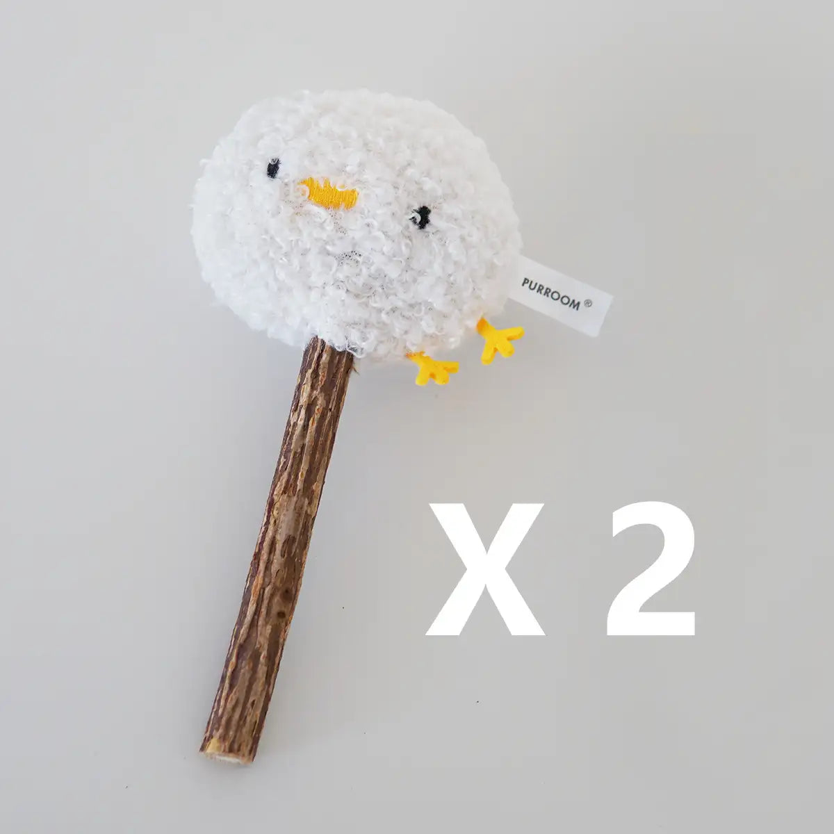 Kittyoo Chick Wood Catnip Stick