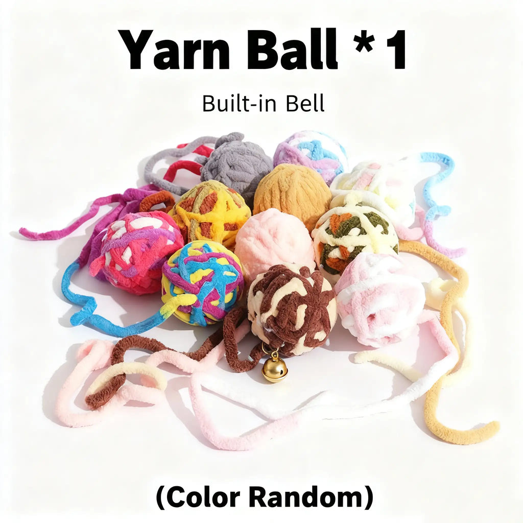 Kittyoo Egg Ball Cat Toy- with Catnip & Bell