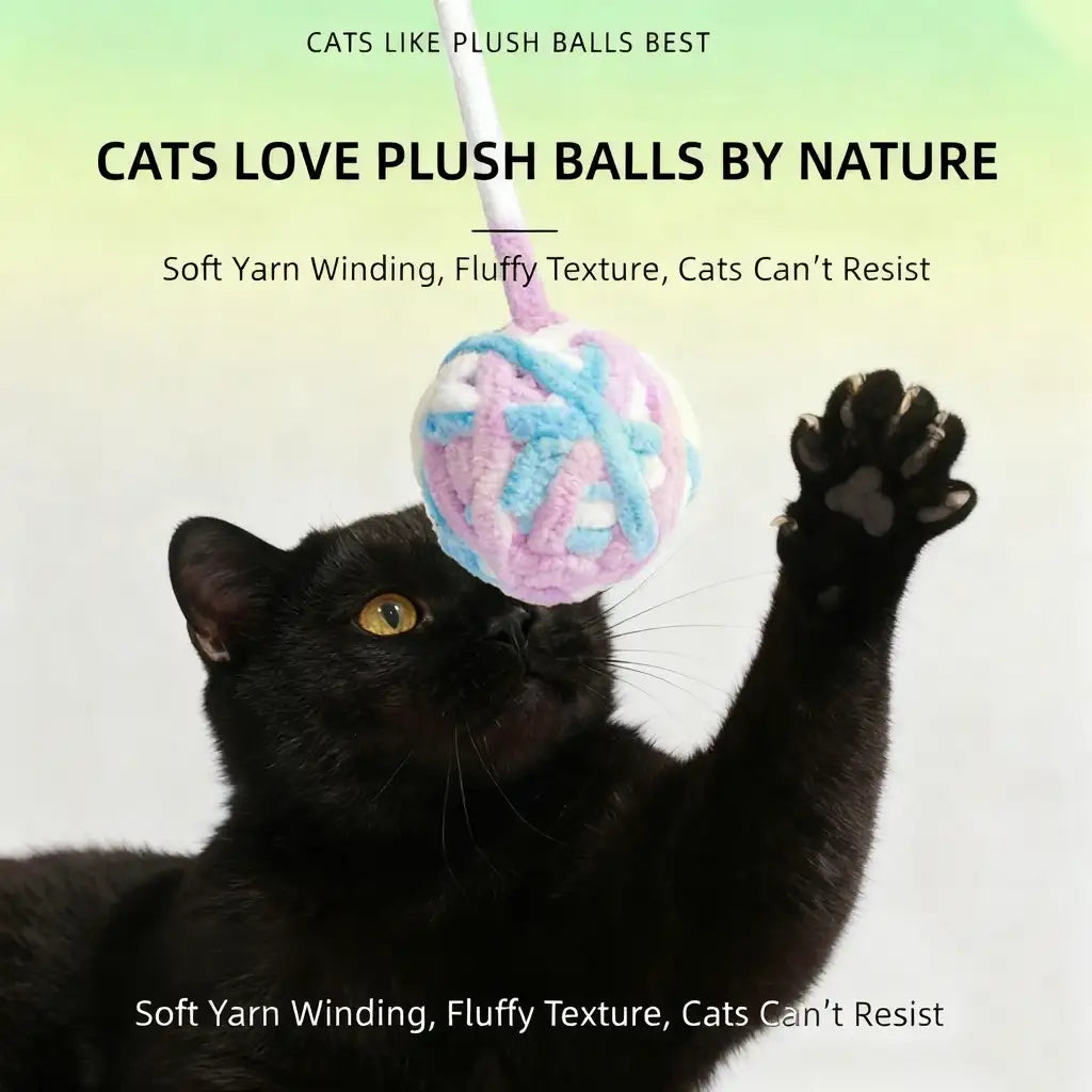 Kittyoo Egg Ball Cat Toy- with Catnip & Bell
