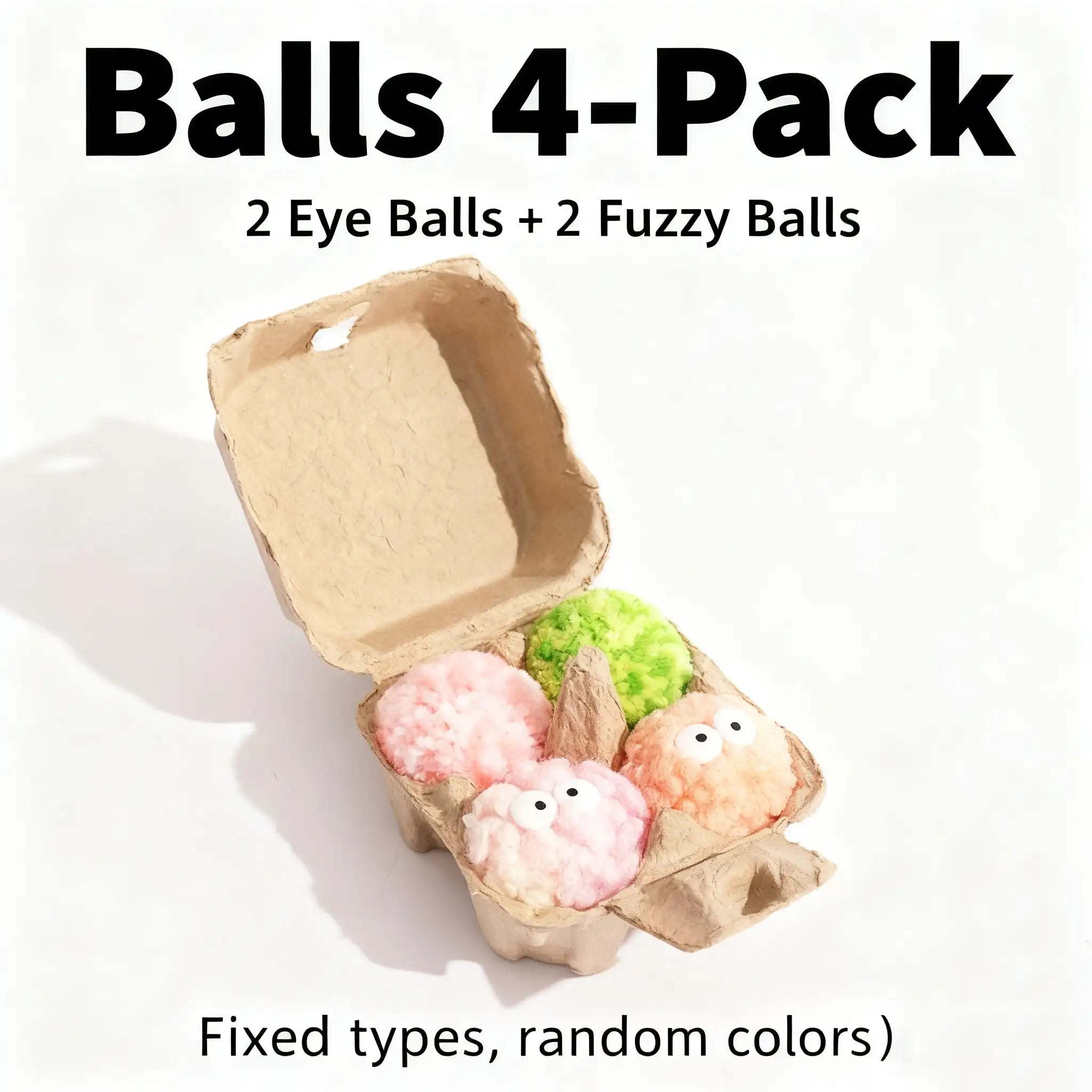 Kittyoo Egg Ball Cat Toy- with Catnip & Bell