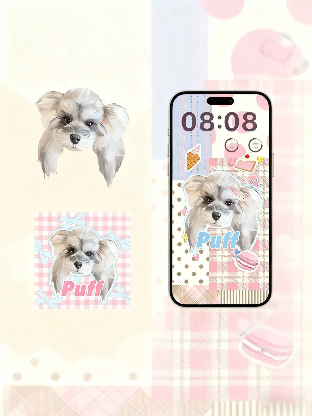 Kittyoo Custom Pet Portraits – Hand-drawn Cat & Dog Illustrations