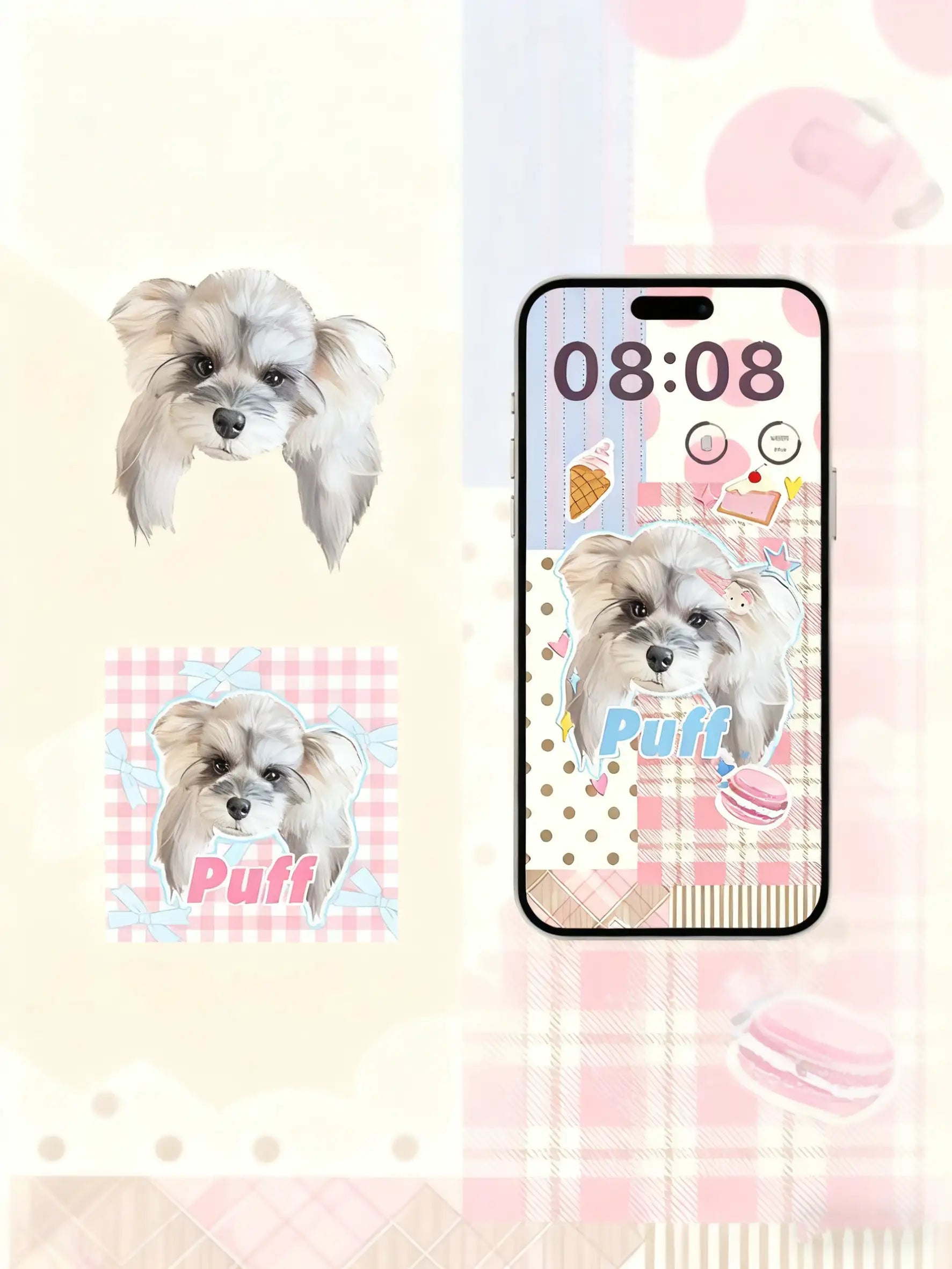 Kittyoo Custom Pet Portraits – Hand-drawn Cat & Dog Illustrations