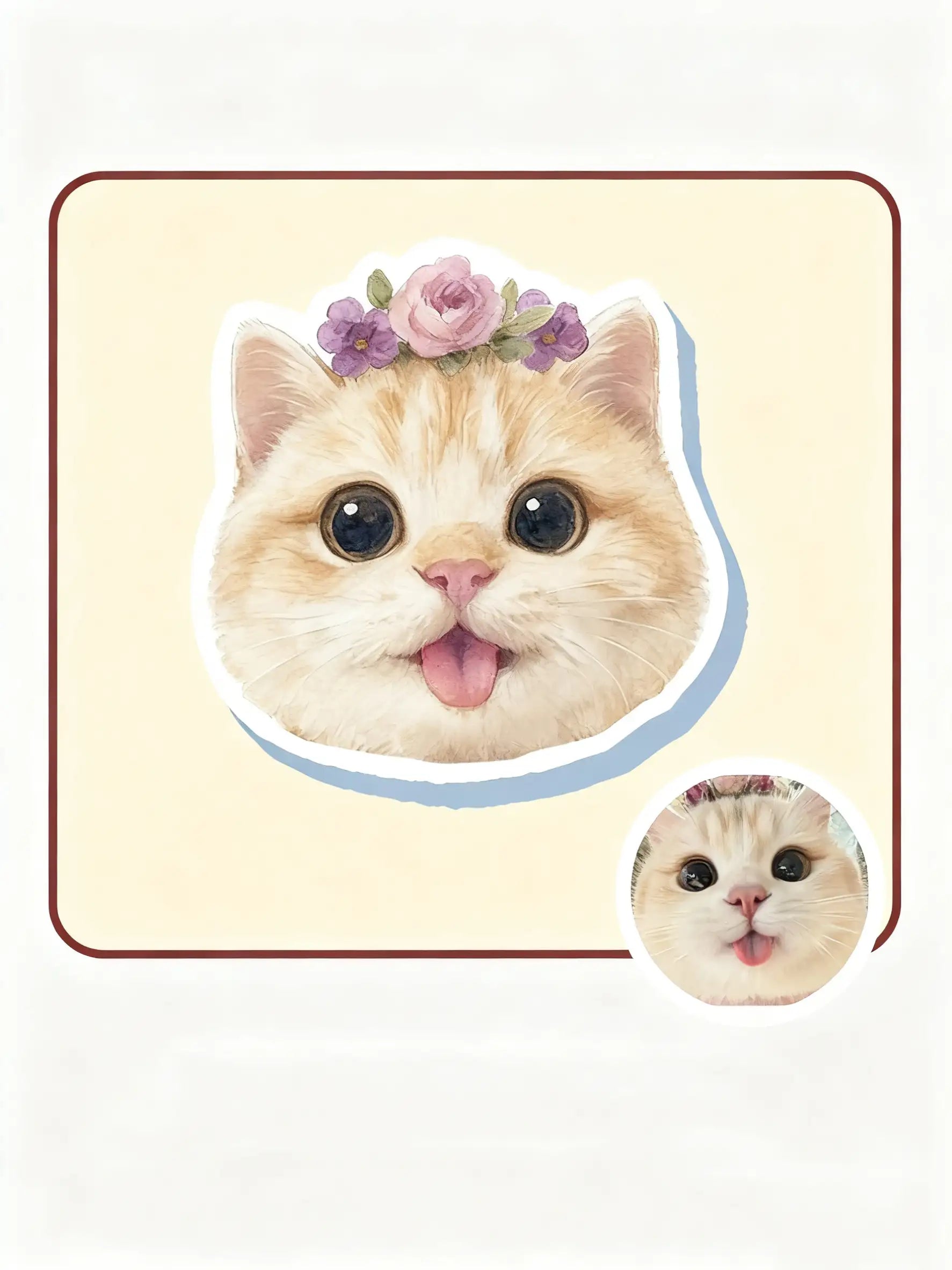 Kittyoo Custom Pet Portraits – Hand-drawn Cat & Dog Illustrations