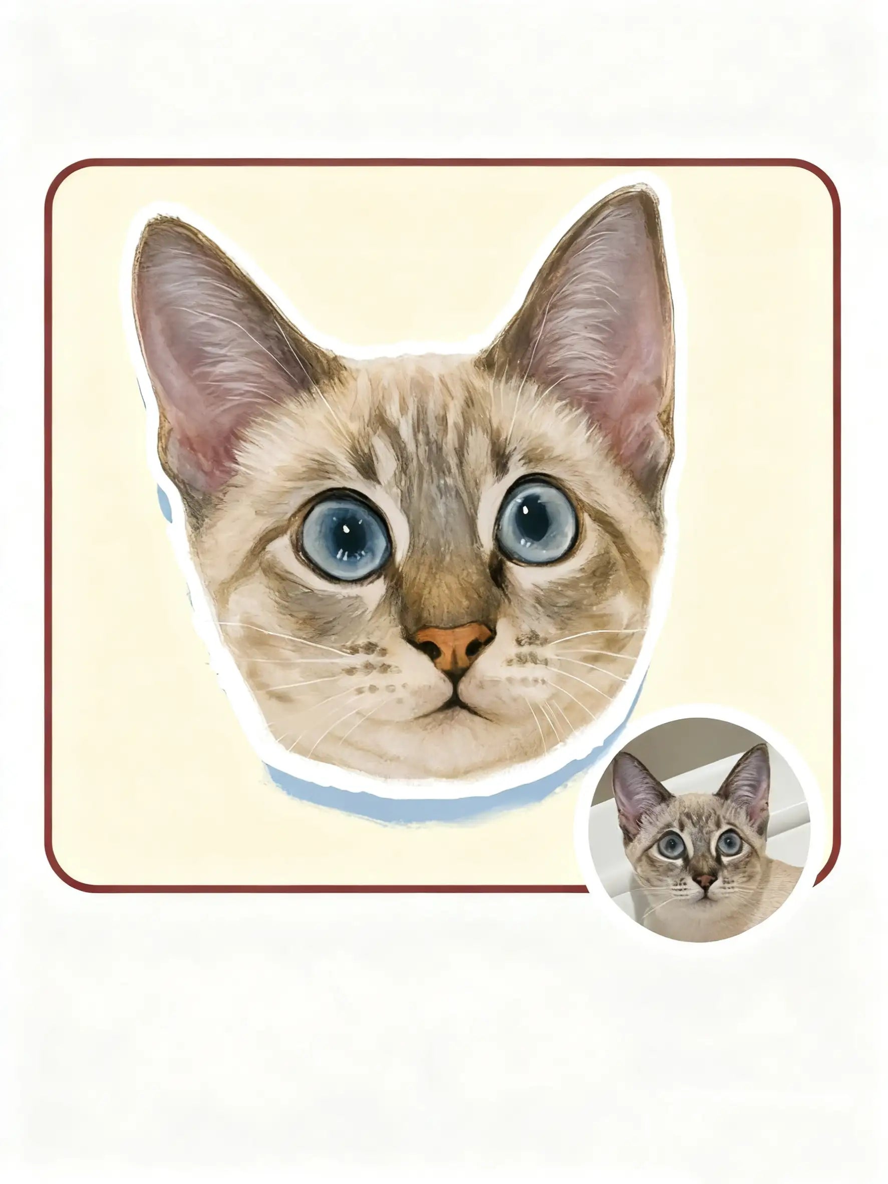 Kittyoo Custom Pet Portraits – Hand-drawn Cat & Dog Illustrations