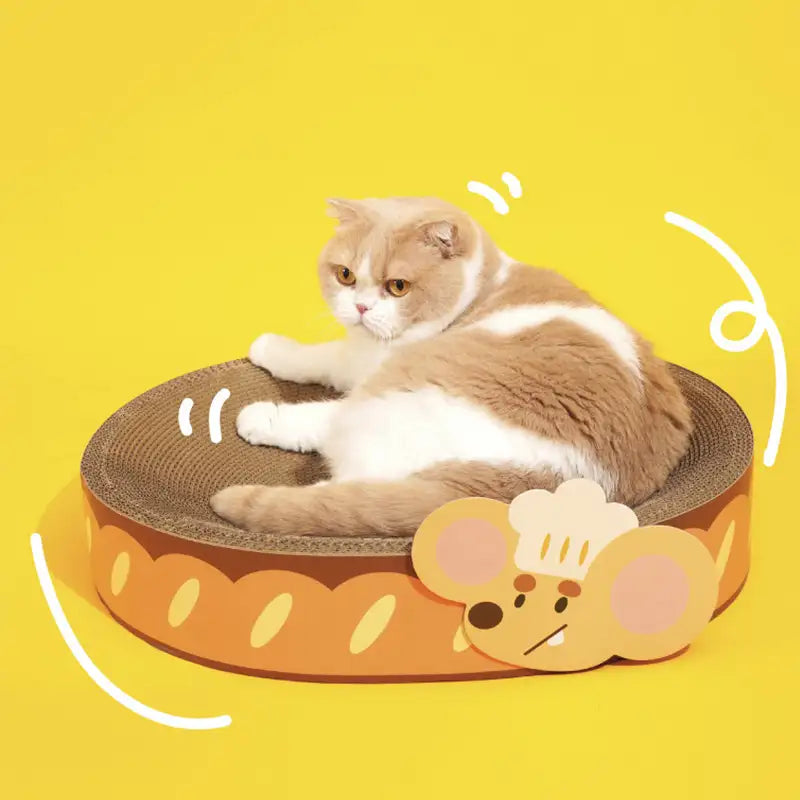 Kittyoo Bread Mouse Cat Scratcher