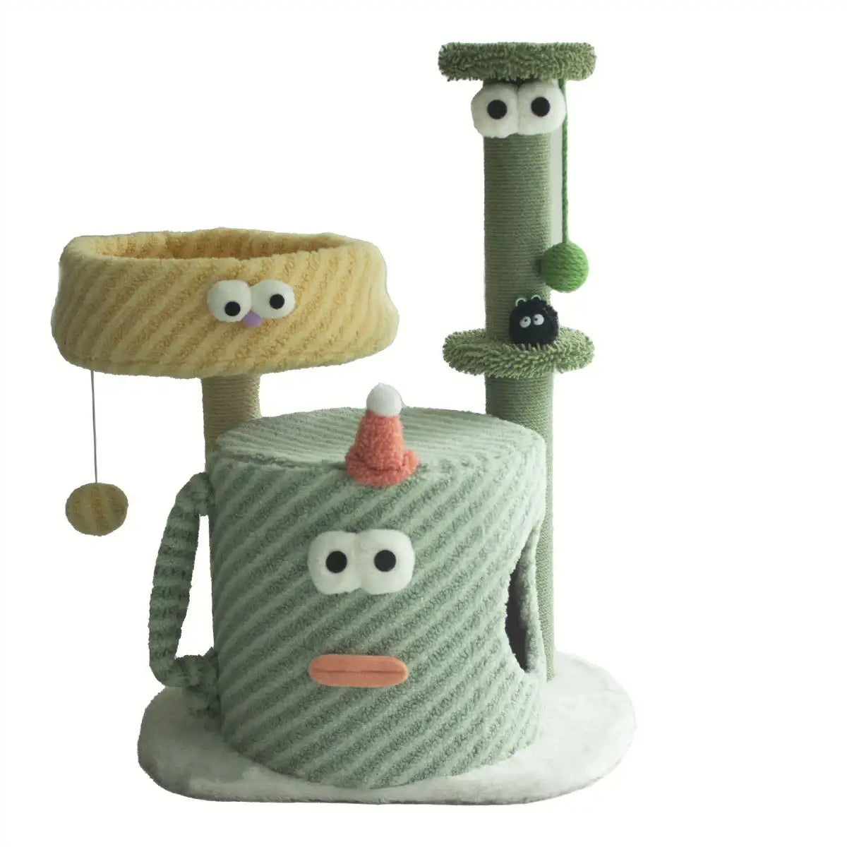 Kittyoo Green Monster Cat Tree