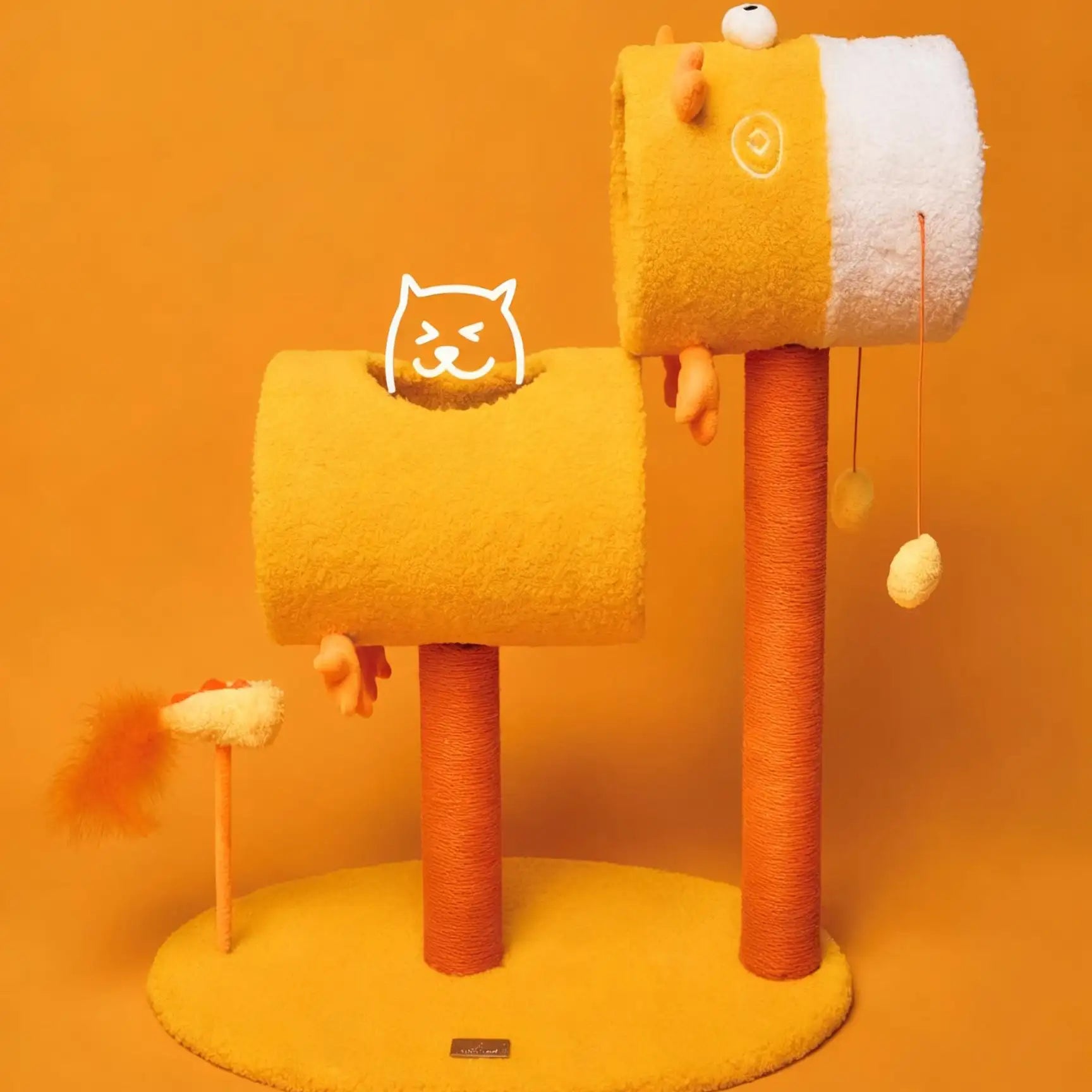 Kittyoo Rotating Cat Tree & Scratching Posts