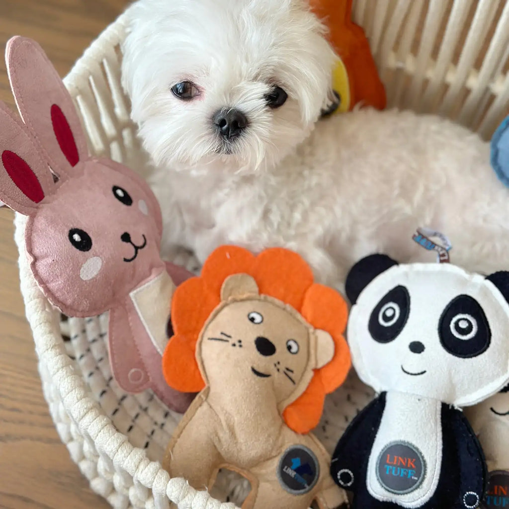 Kittyoo semsket hundeleke – slitesterk pipedyrkolleksjon 