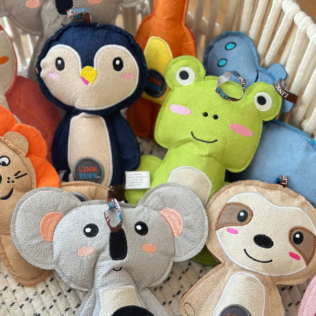 Kittyoo semsket hundeleke – slitesterk pipedyrkolleksjon 