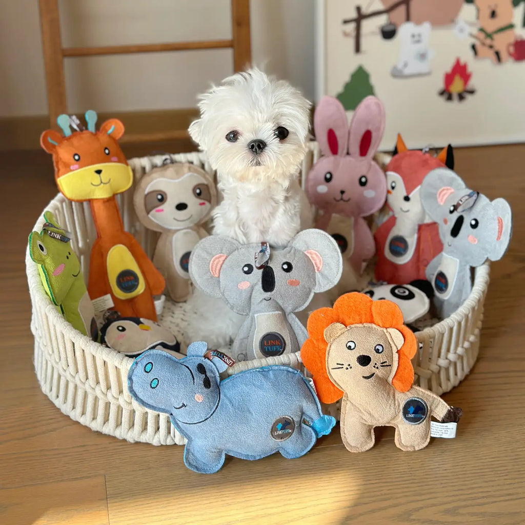 Kittyoo semsket hundeleke – slitesterk pipedyrkolleksjon 