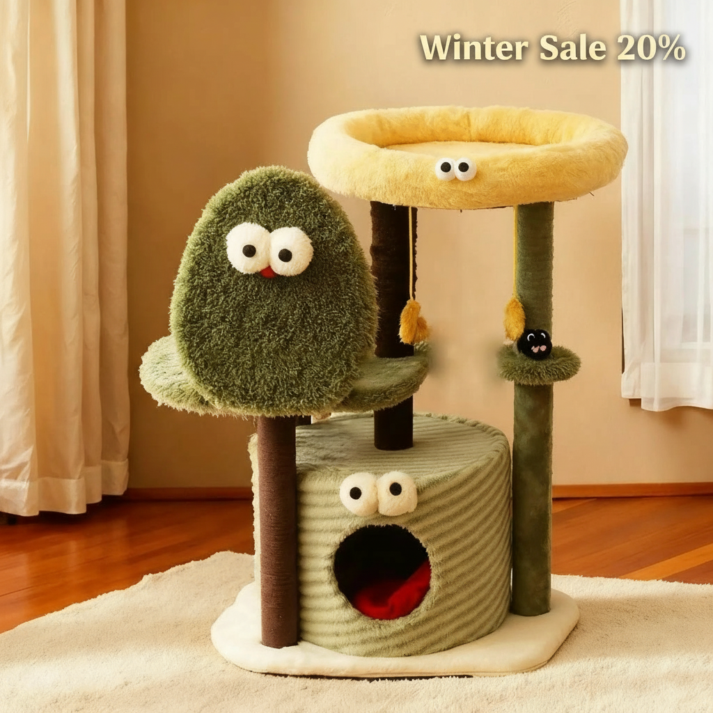 Green Monster Cat Tree