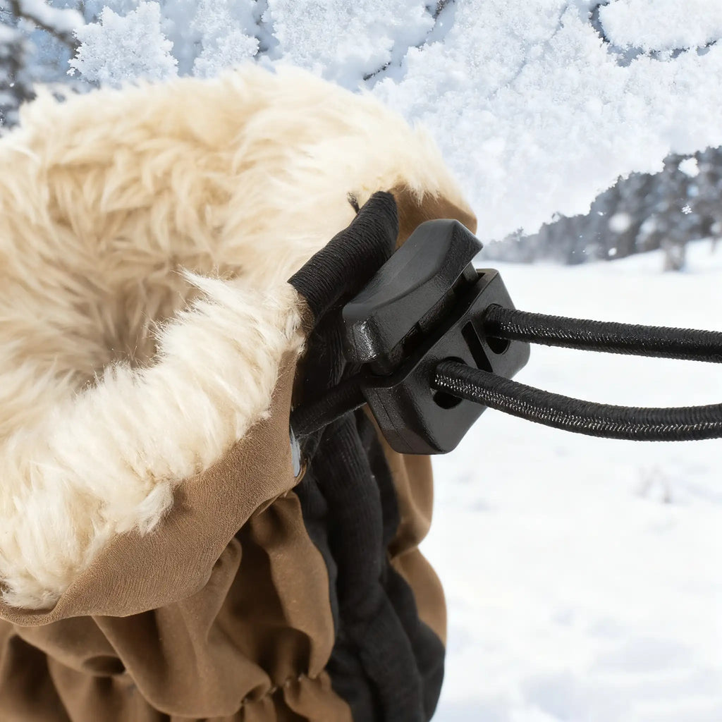 Bottes pour chien Labrador (lot de 4) - Bottes d'hiver imperméables et doublées d'une épaisse polaire 