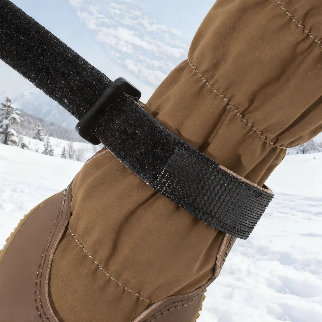 Bottes pour chien Labrador (lot de 4) - Bottes d'hiver imperméables et doublées d'une épaisse polaire 