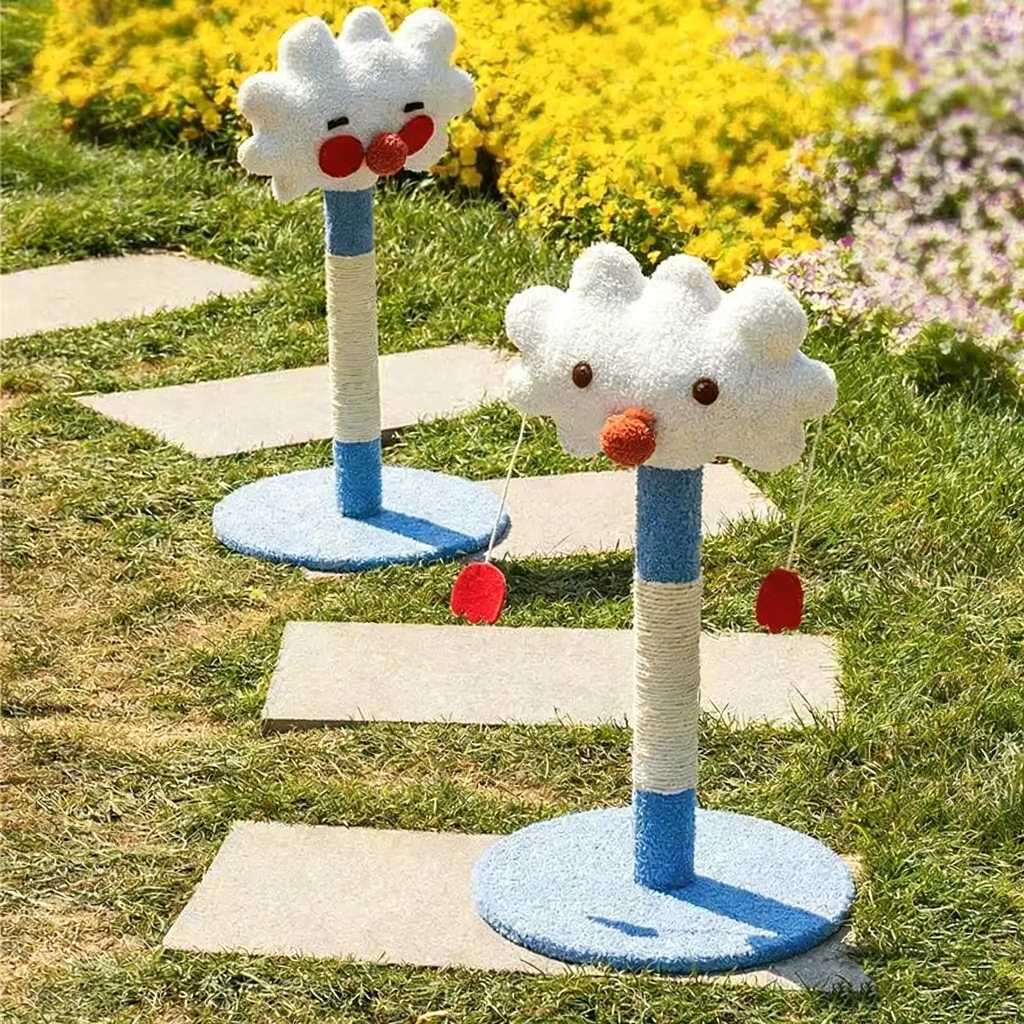 Kittyoo Emoji Cat Tree with Scratching Post