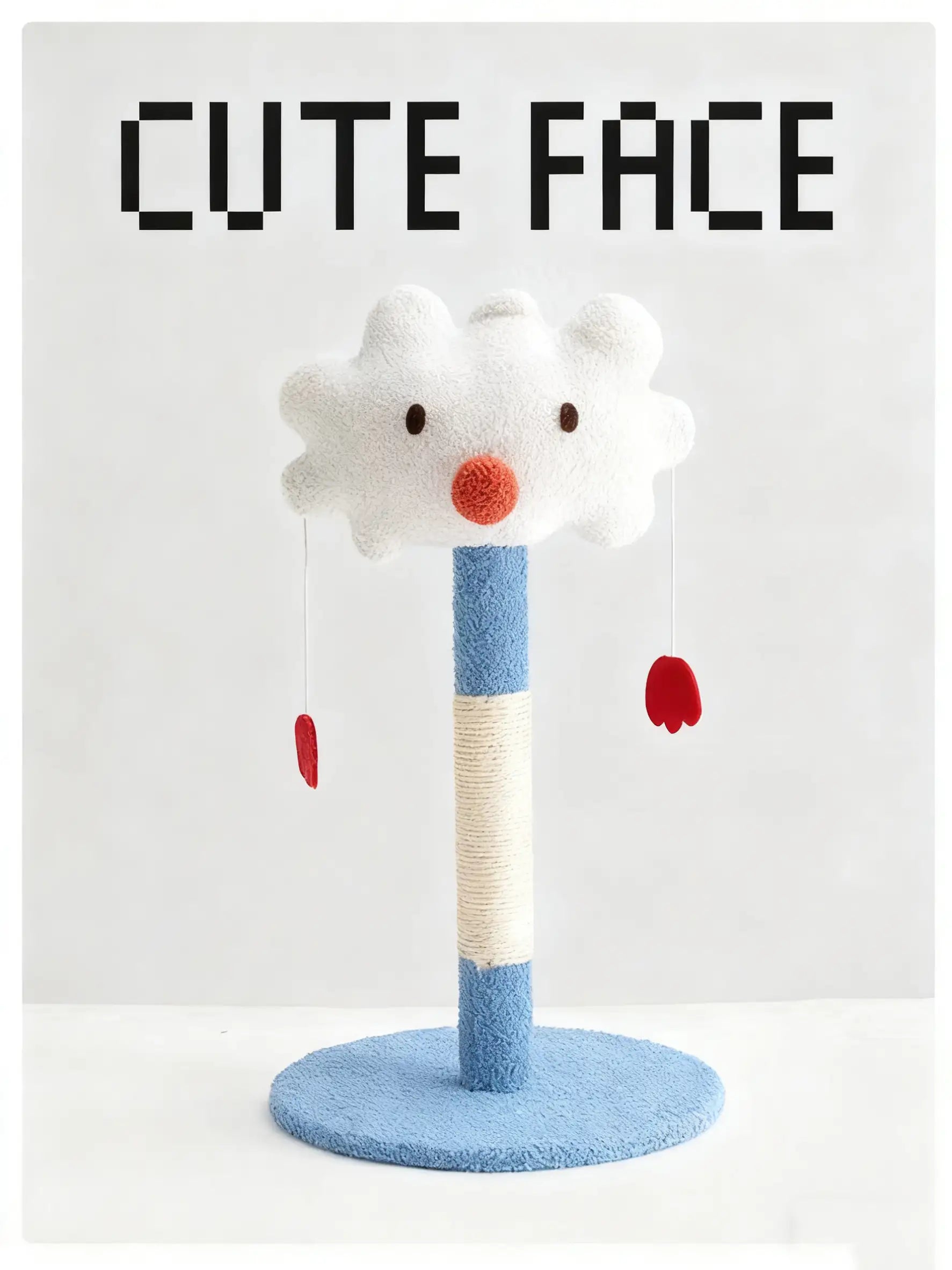 Kittyoo Emoji Cat Tree with Scratching Post