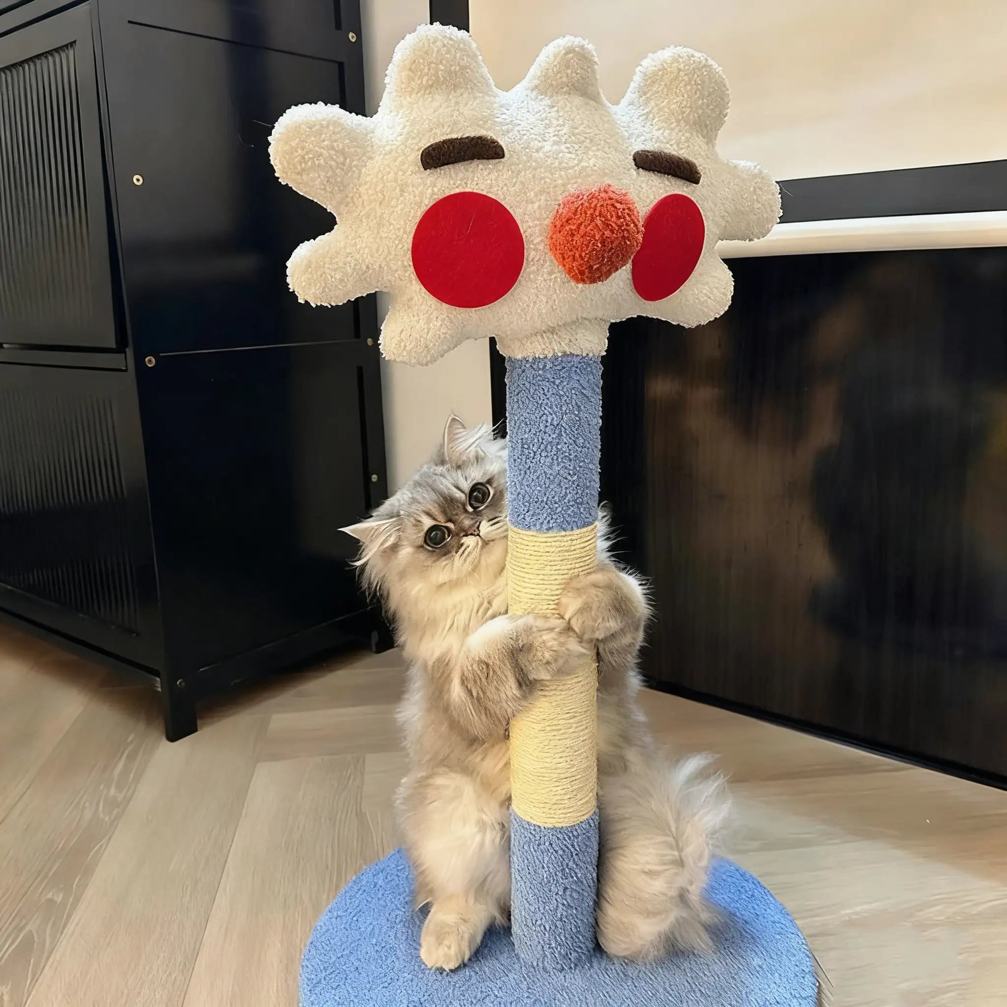 Kittyoo Emoji Cat Tree with Scratching Post