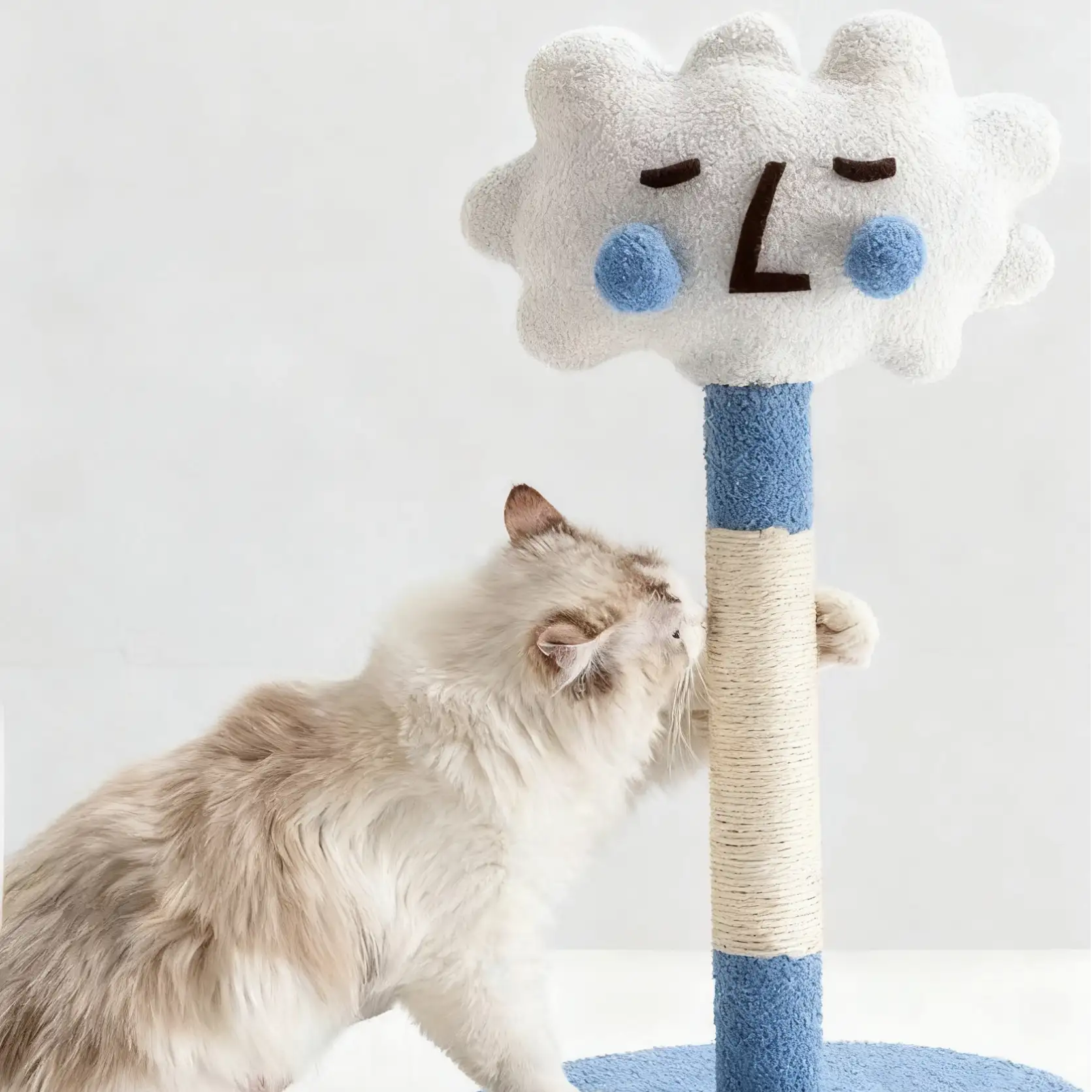 Kittyoo Emoji Cat Tree with Scratching Post