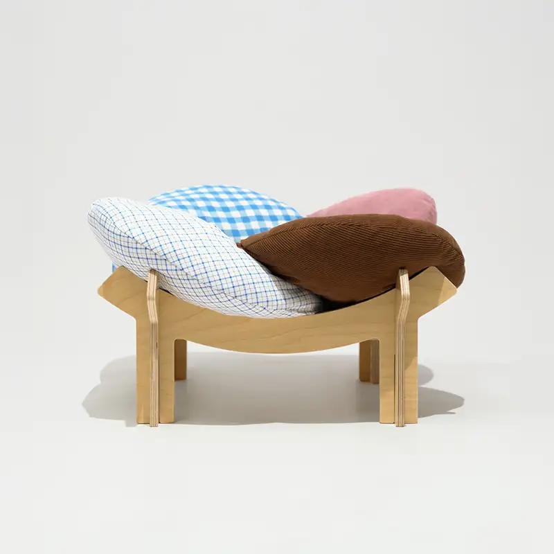 Kittyoo Pet Flower Bed Set - Comfortable & Cozy Cat Bed