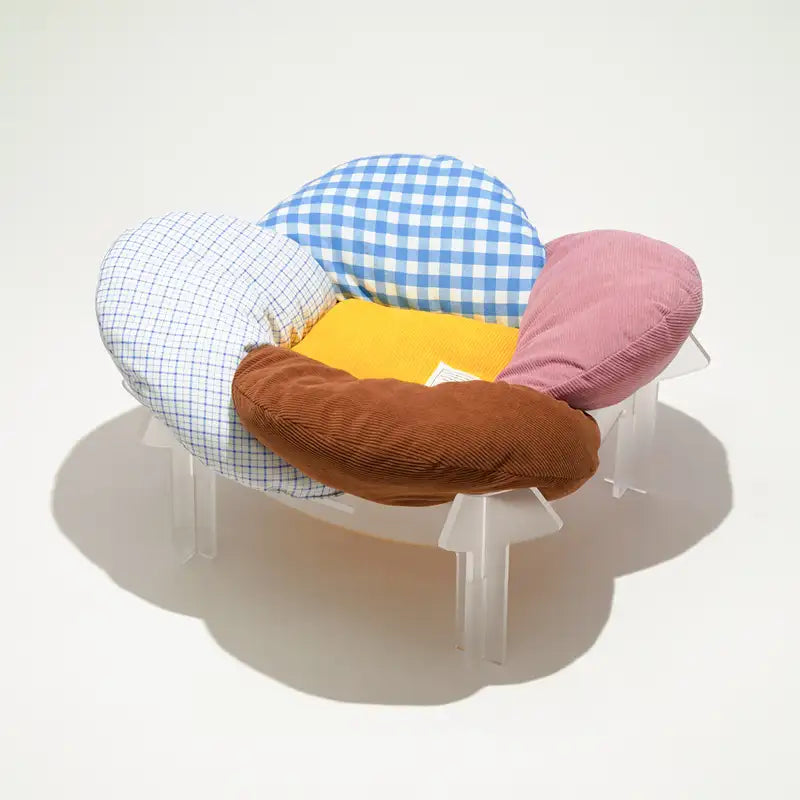 Kittyoo Pet Flower Bed Set - Comfortable & Cozy Cat Bed