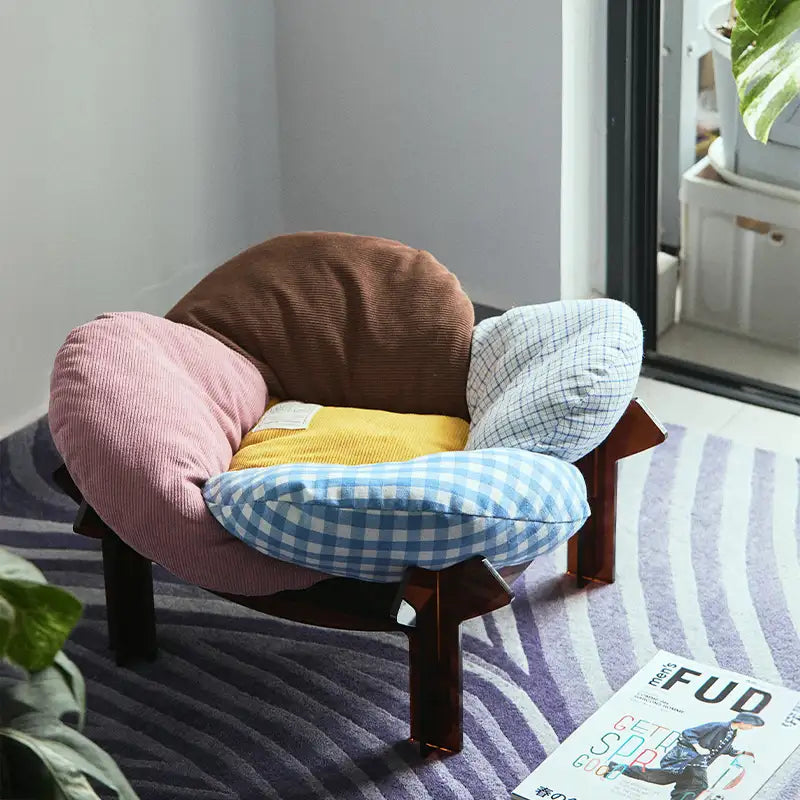 Kittyoo Pet Flower Bed Set - Comfortable & Cozy Cat Bed