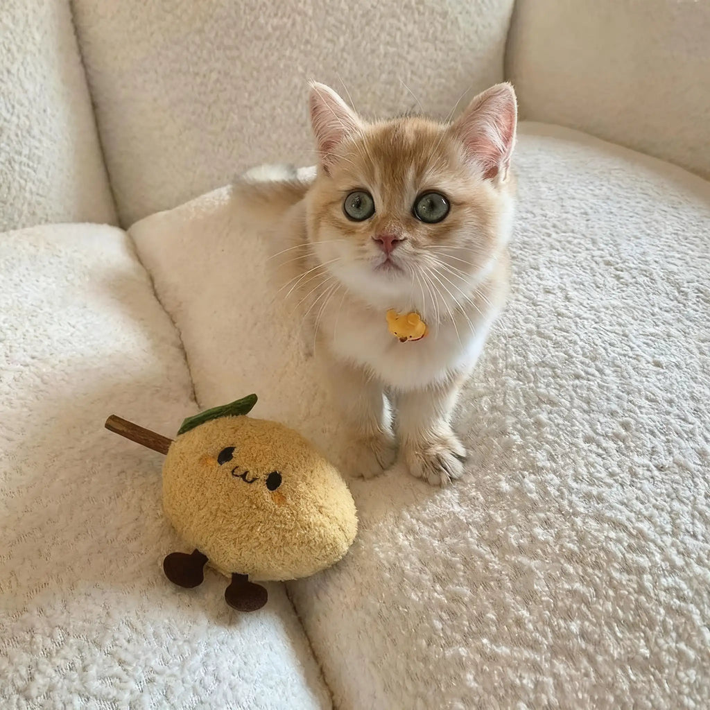 Kittyoo Lemon Cat Toy with Catnip