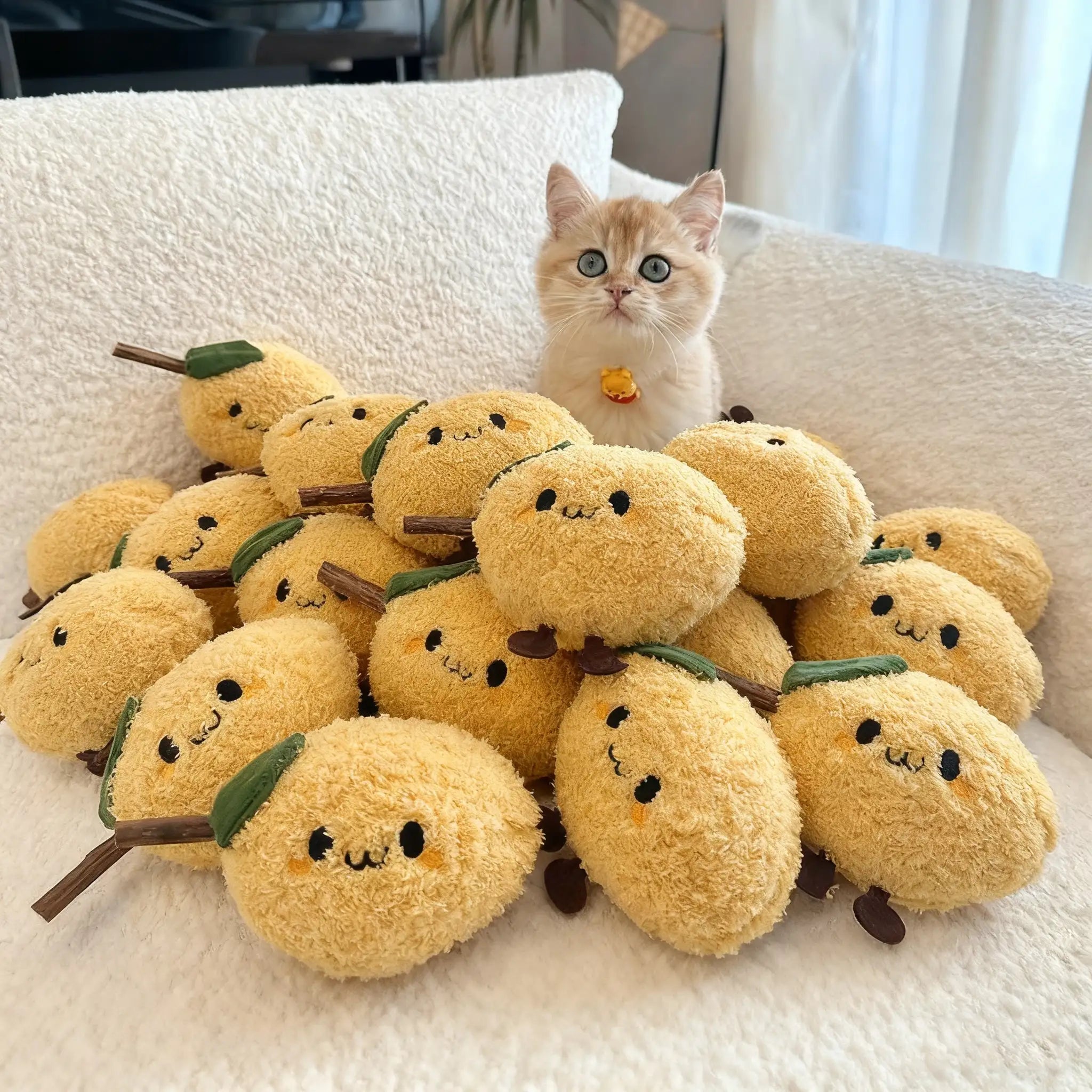 Kittyoo Lemon Cat Toy with Catnip