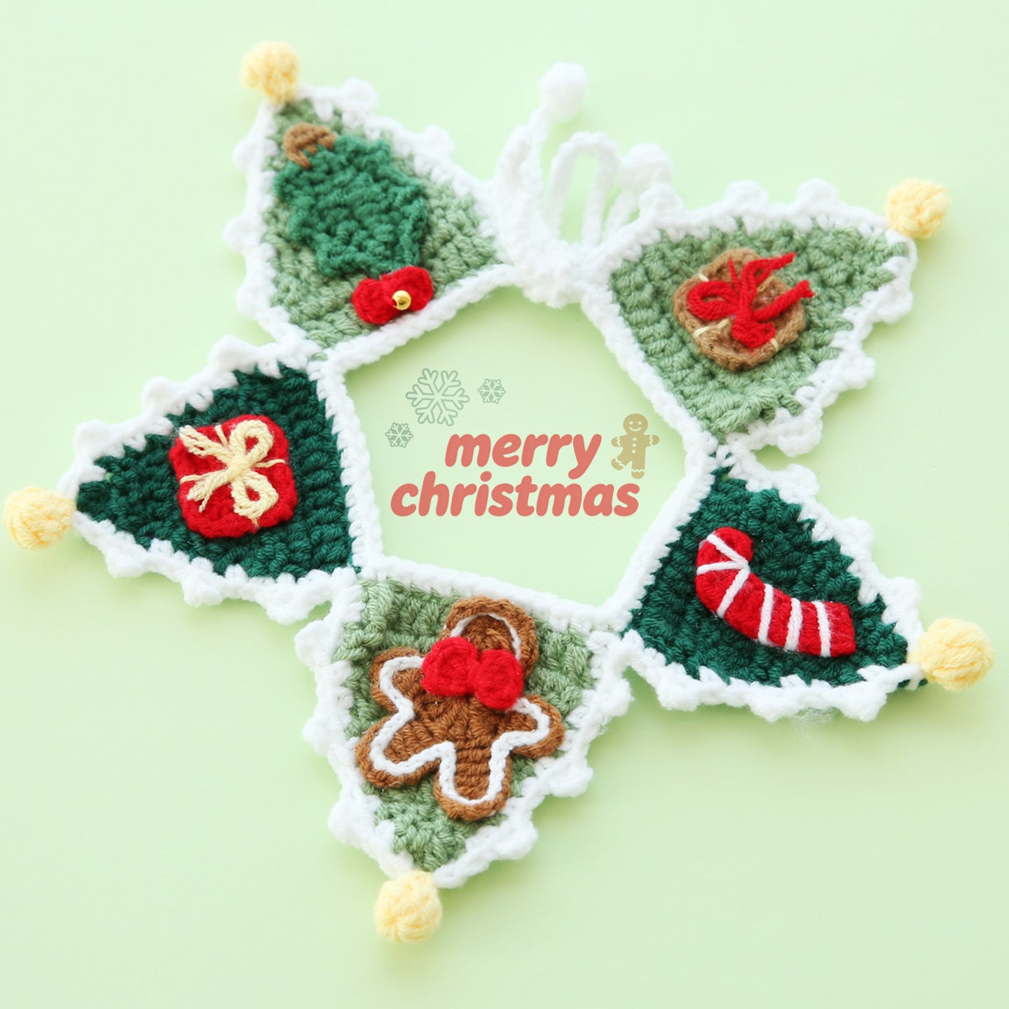 Christmas Pet Accessories - Knitted Hats Collars Bibs Scarves