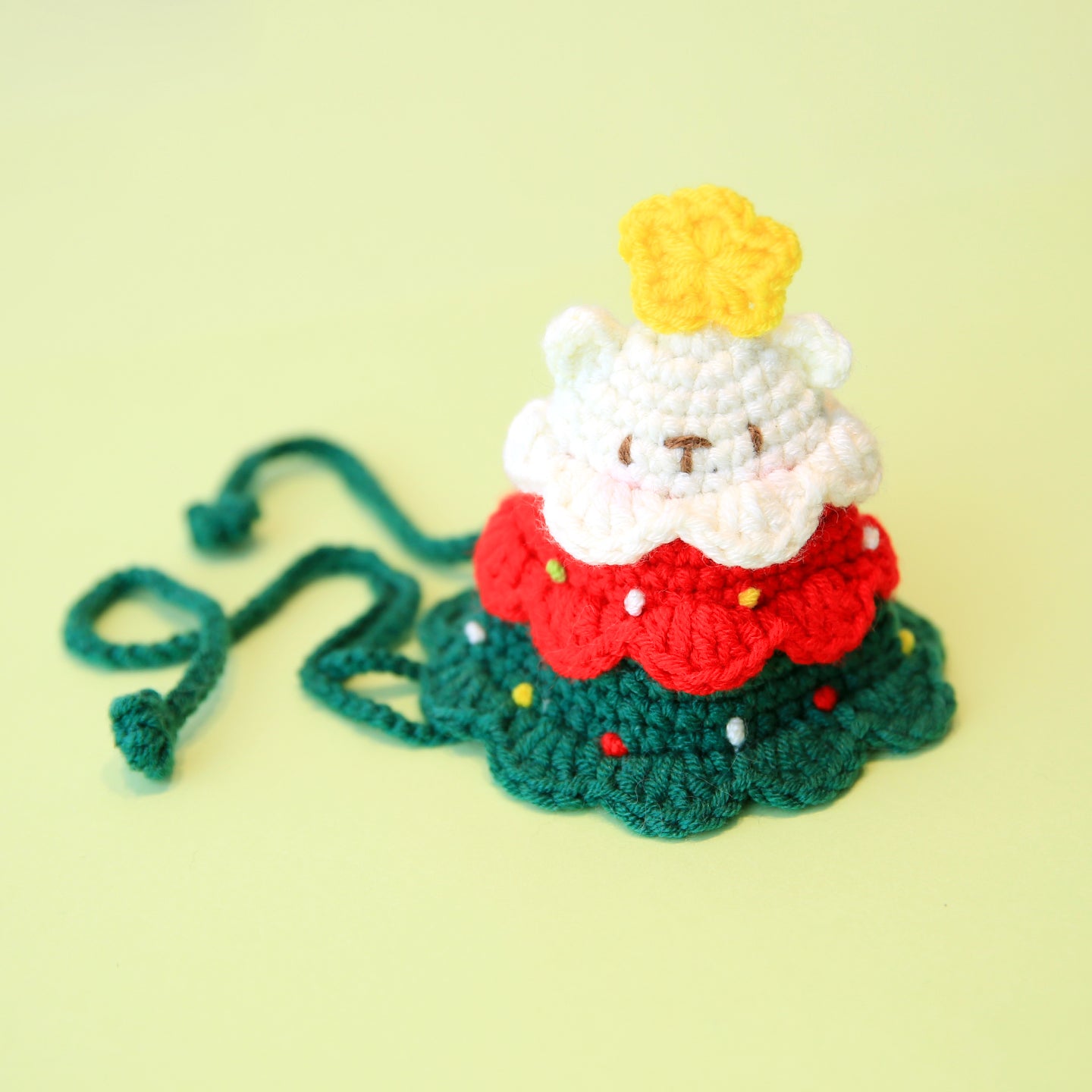 Christmas Pet Accessories - Knitted Hats Collars Bibs Scarves