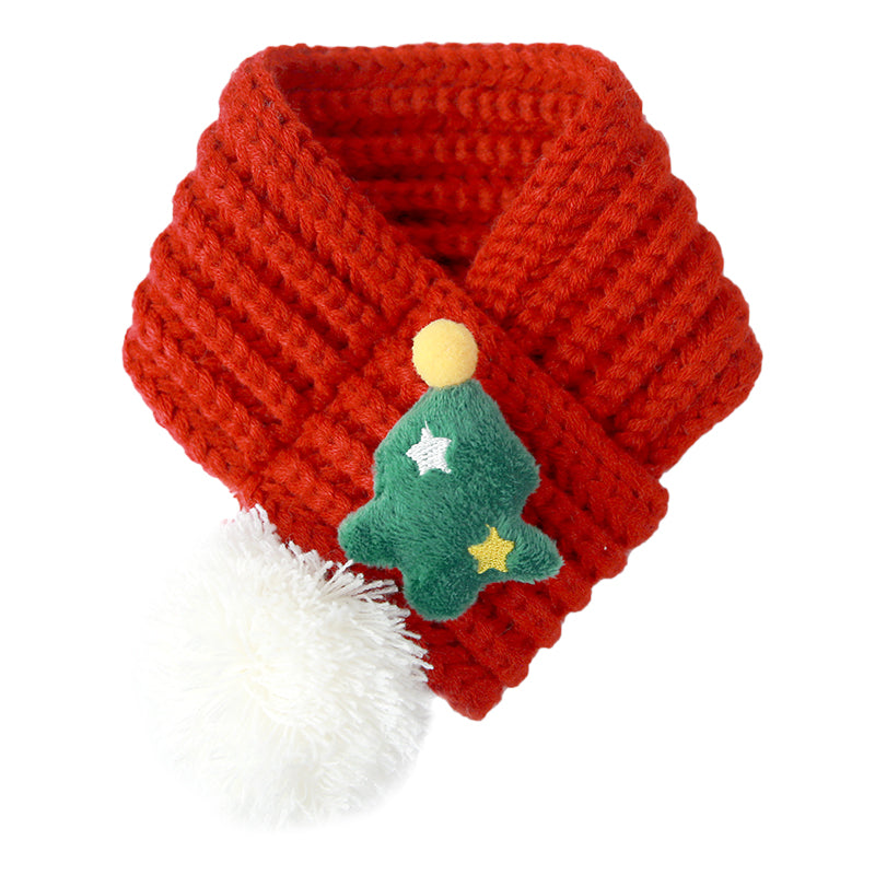 Christmas Pet Accessories - Knitted Hats Collars Bibs Scarves