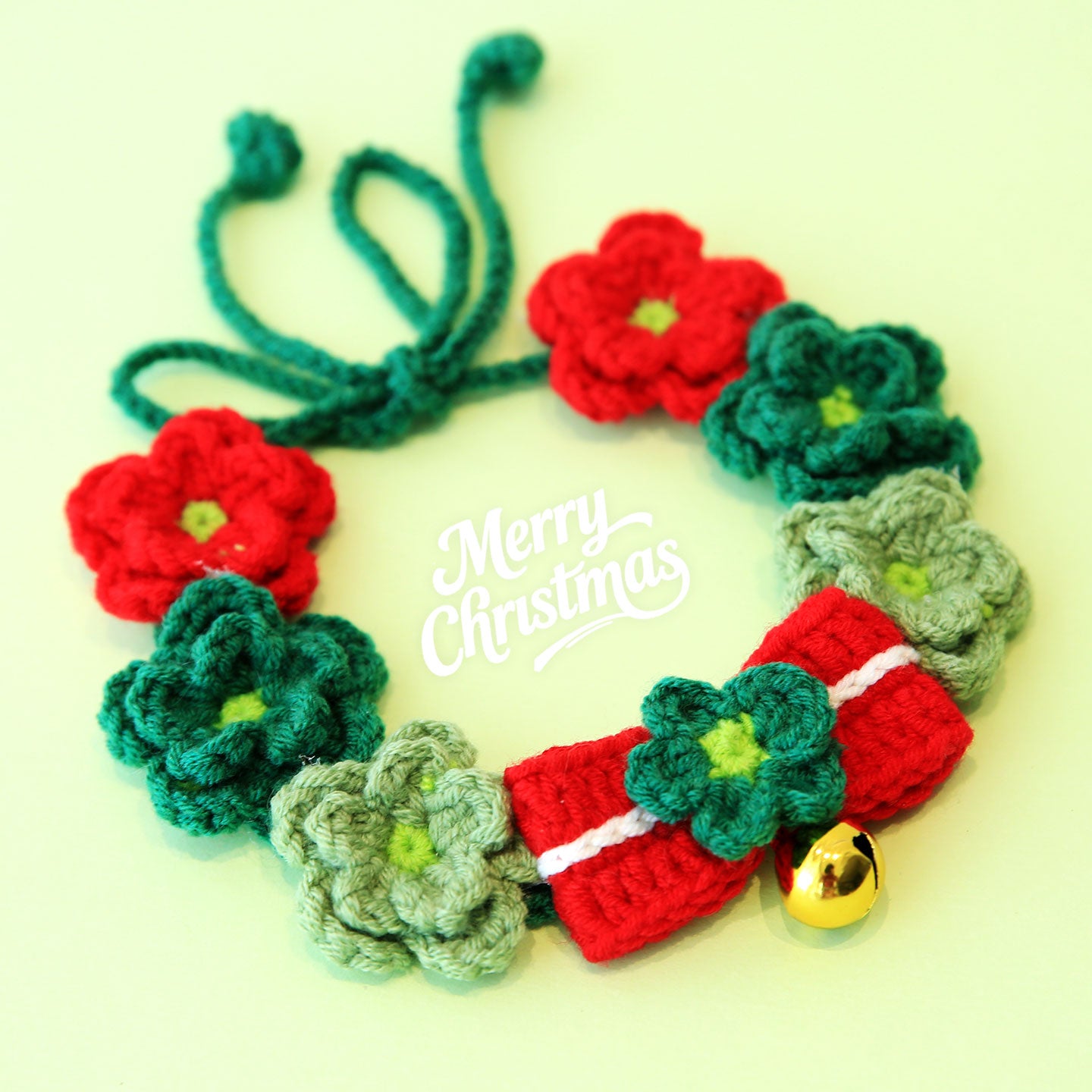 Christmas Pet Accessories - Knitted Hats Collars Bibs Scarves
